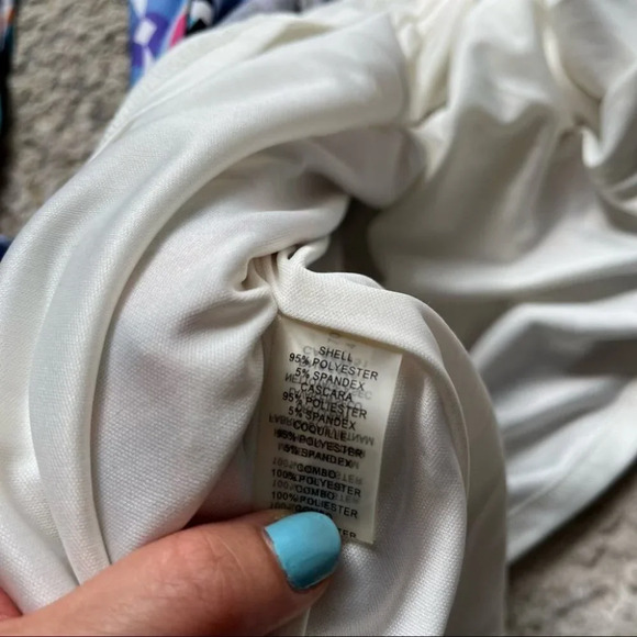 VINCE CAMUTO Mini dress retro Geometric Ikat Print Long Sleeve Shift 8 - Picture 10 of 10